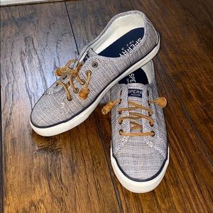 Sperry Topsider Navy and White shoes
